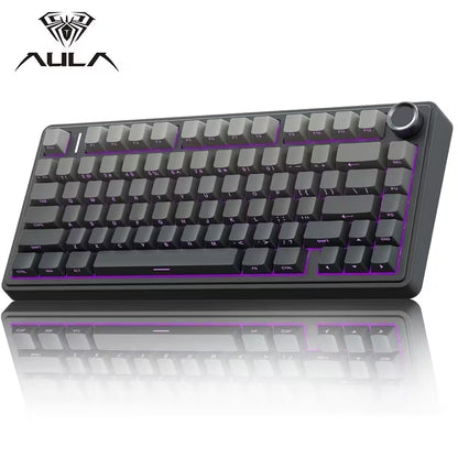 🎮 AULA Teclado Mecánico Inalámbrico 75% – LEOBOG Reaper