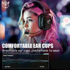 🎧 ONIKUMA Auriculares Gamer Inalámbricos 4 Modos