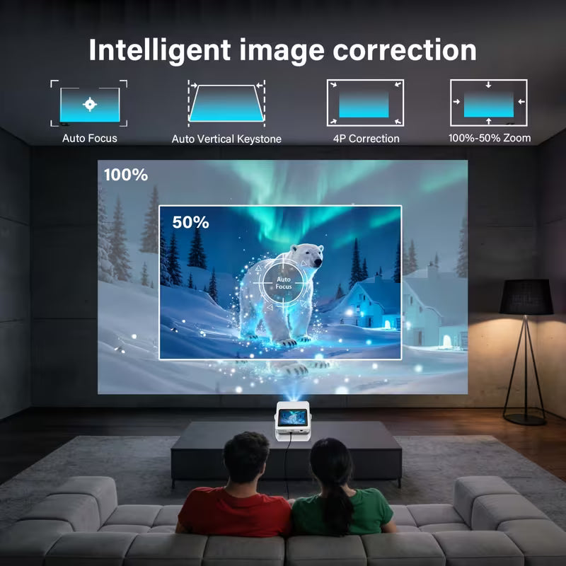 Proyector de Cine en Casa Inteligente 4K