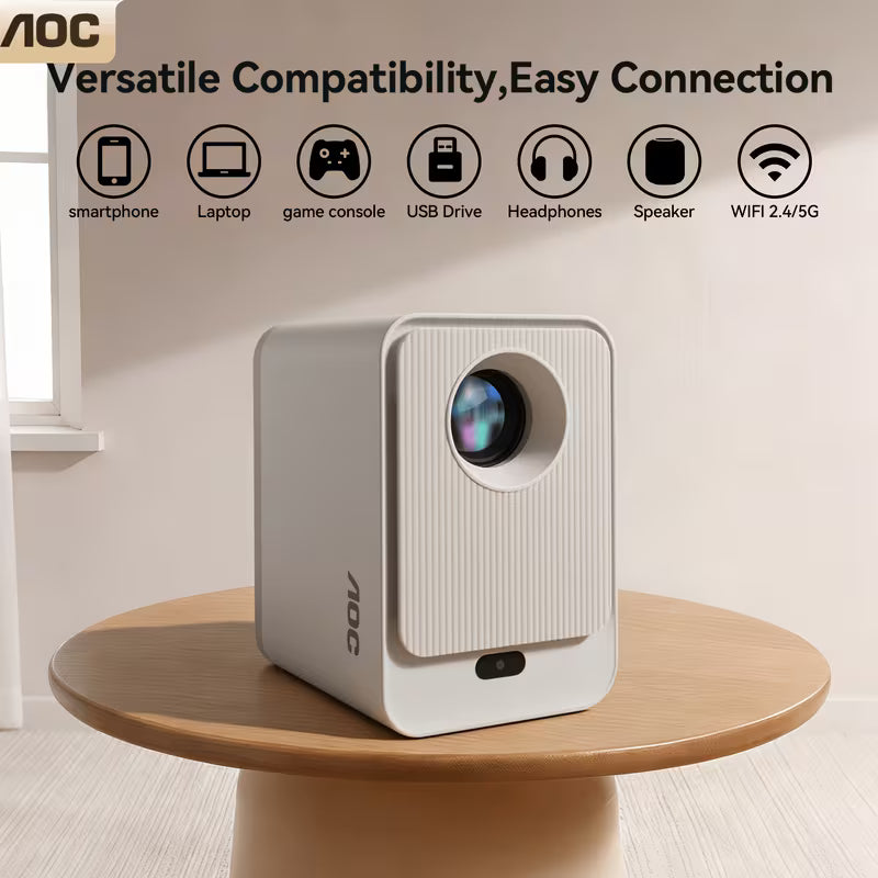 Mini Proyector AOC Smart 1080P con Android 12