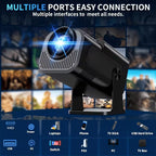 Mini Proyector Inteligente 1080P con WiFi y Compatibilidad 4K