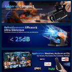 Mini Proyector Inteligente 1080P con WiFi y Compatibilidad 4K