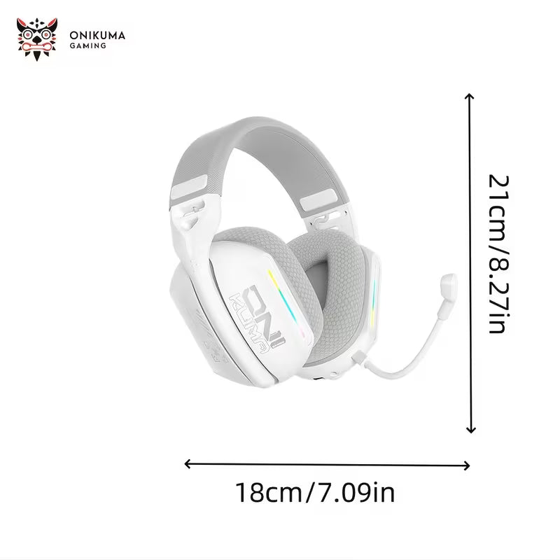🎧 Auriculares Gamer Inalámbricos ONIKUMA RGB