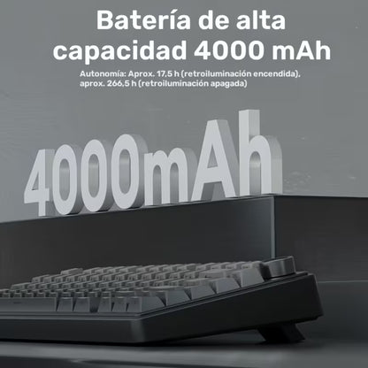 🎮 AULA Teclado Mecánico Inalámbrico 75% – LEOBOG Reaper
