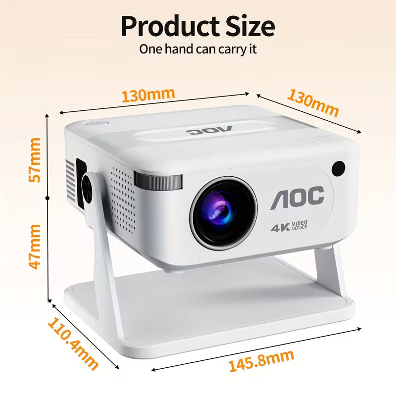 Proyector Portátil AOC Compatible con 4K