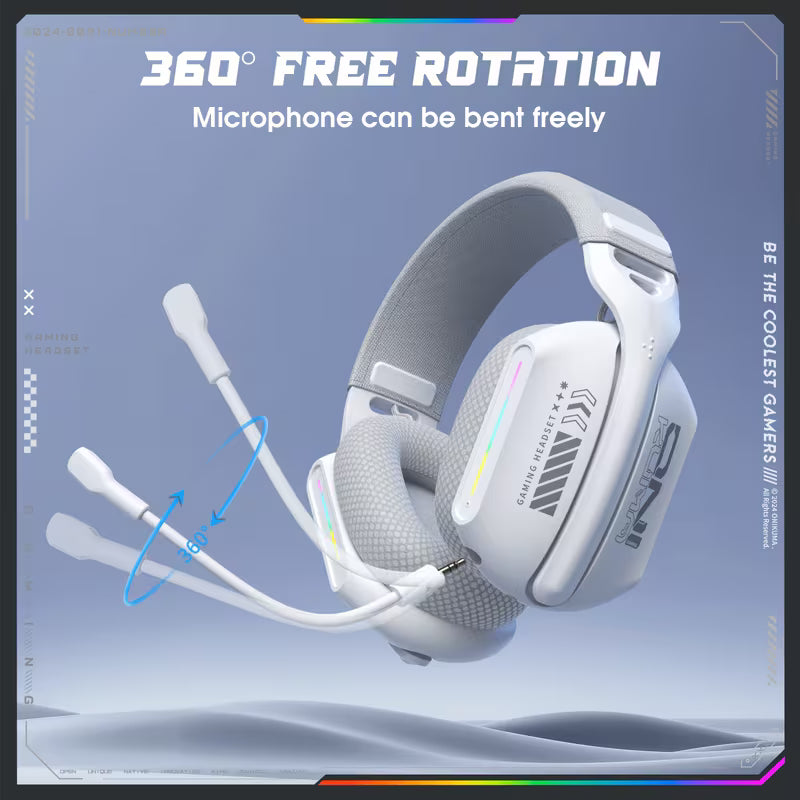 🎧 Auriculares Gamer Inalámbricos ONIKUMA RGB