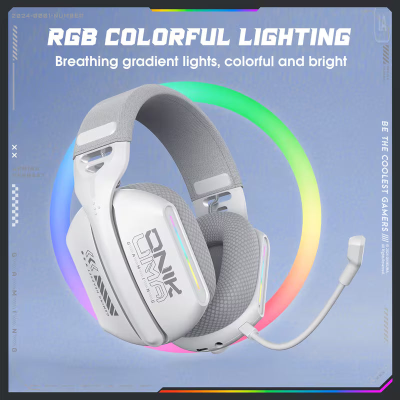 🎧 Auriculares Gamer Inalámbricos ONIKUMA RGB